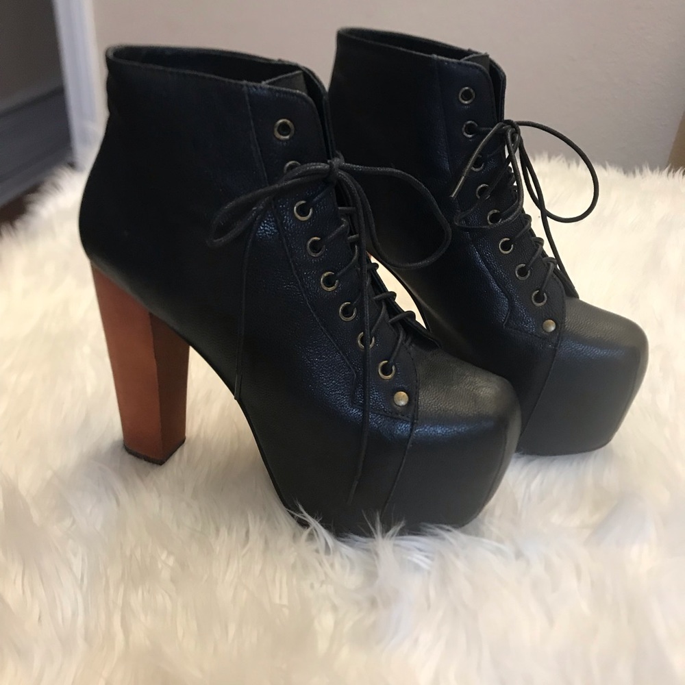 Jeffrey Campbell Lita Leather Booties